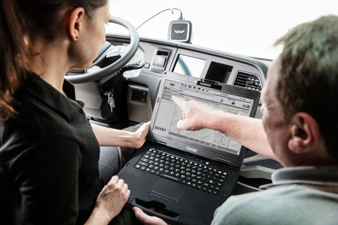 Getac S410 laptops in use in commercial vehicle diagnostics throughout Europe_s